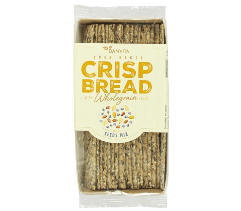 Crispbread Whole wheat with seeds 130 g