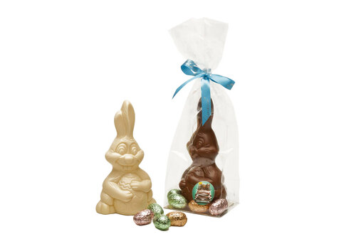 Valentino Chocolatier Osterpaket Ein Hase 150 g und Eierpraline 100 g