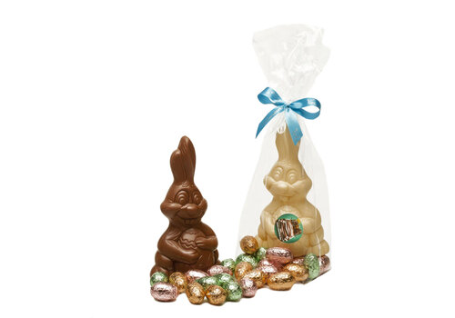 Valentino Chocolatier Lapins de Pâques 150 g et œufs pralinés 150 g