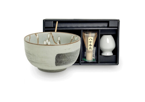 Edo Japan Hanagreen Matchaset XL, coffret cadeau de thé