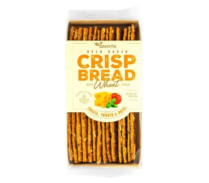 Crispbread met Kaas, Tomaat & Basilicum 130 g