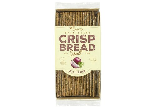 Crispbread Epeautre, Aneth & Oignon 130 g