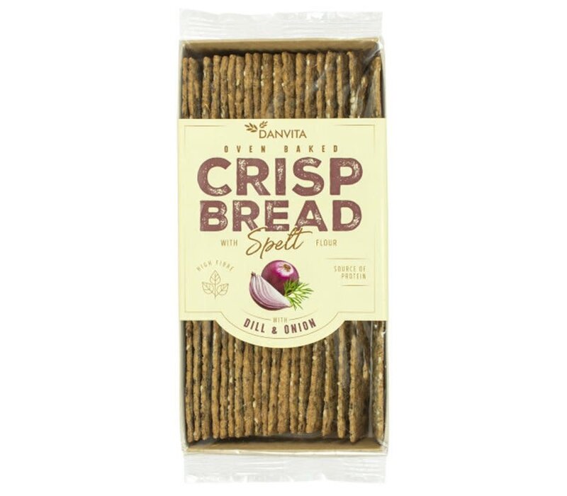 Crispbread Spelt, Dille & Ui 130 g