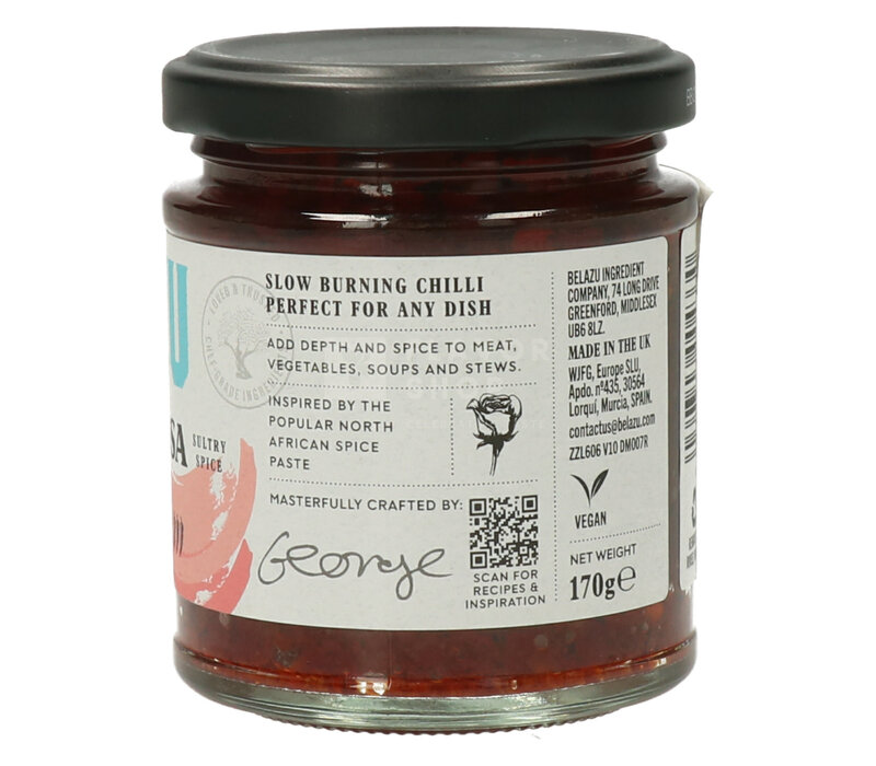 Harissa aux roses 170 g