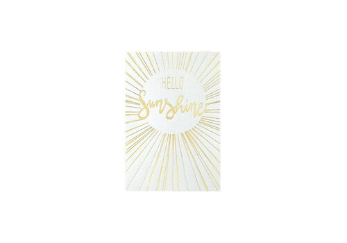 Papette Hello Sunshine carte de voeux