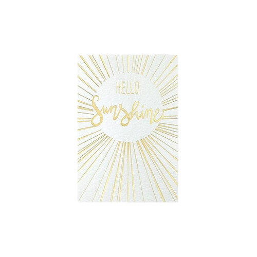 Hello Sunshine carte de voeux 