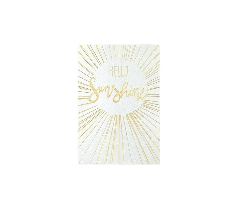 Hello Sunshine carte de voeux