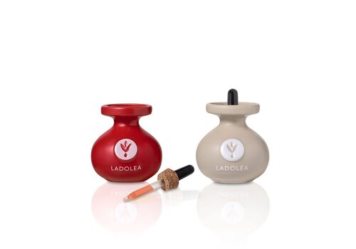 Ladolea Extra natives Olivenöl mit Chili und Knoblauch 2 x 80 ml