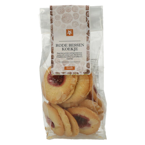 Rode bessen koekje 125 g 