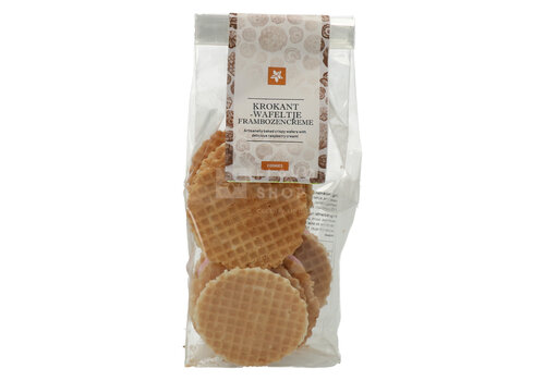 Crispy wafer with raspberry cream 125 g