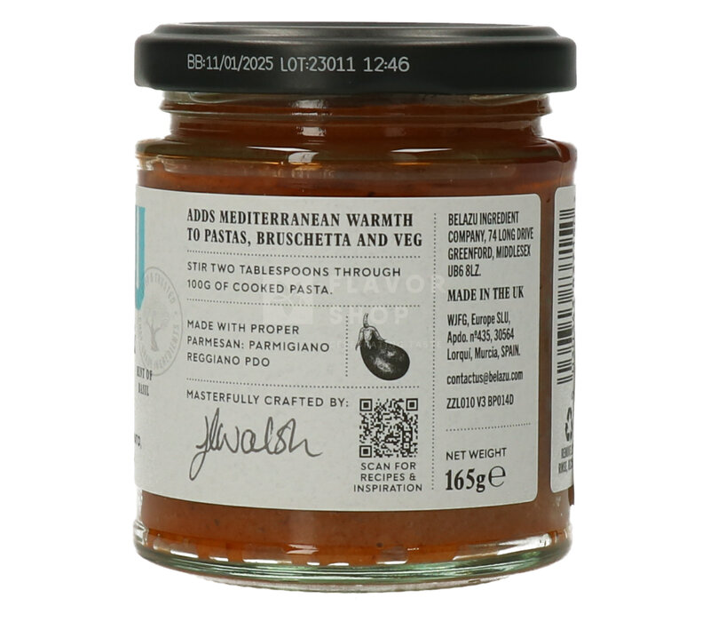 Pesto d'aubergines et parmesan 165 g