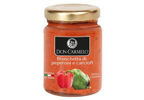 Don Carmelo Bruschette with peppers and artichokes 100 g