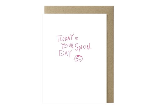 Papette Today is your special day carte de voeux