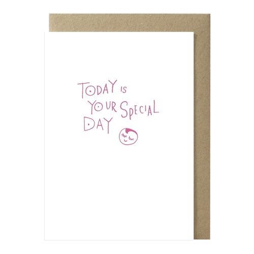 Today is your special day carte de voeux 