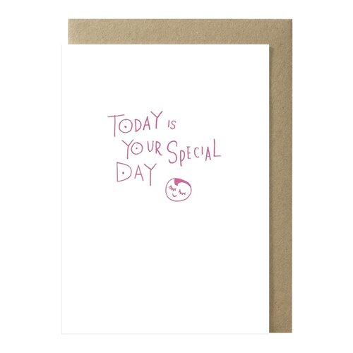 Today is your special day greeting card 