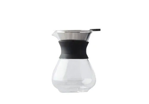 Point Virgule Pour over black glass coffee maker 400ml