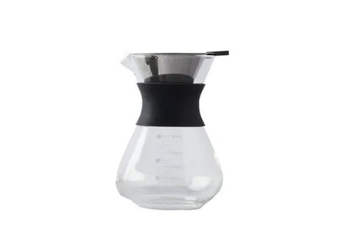 Point Virgule Pour over black glass coffee maker 600ml