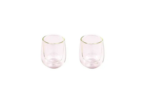 Point Virgule Set of 2 double-walled glasses 80ml
