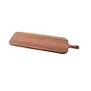 Point Virgule Servierbrett mit Griff - Walnuss 60x16,5 cm