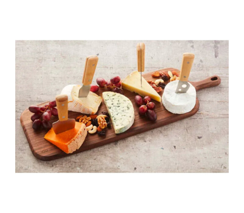 Planche de service avec poignée - Noyer 60x16,5 cm