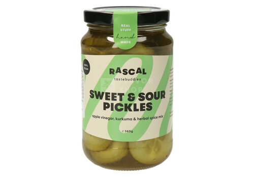 Rascal Tastebuddies Sweet&Sour Pickles (tranches) 370 g