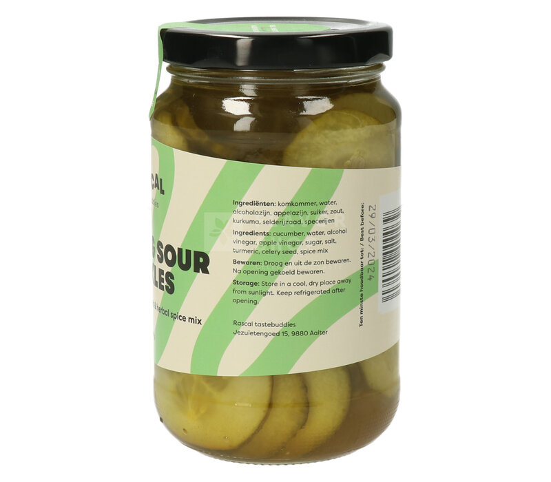 Sweet&Sour Pickles (schijfjes) 370 g