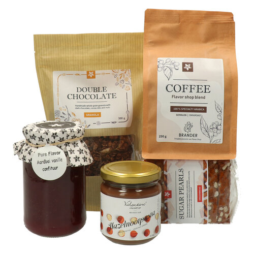 Boîte de petit-déjeuner au café Flavour Moments 