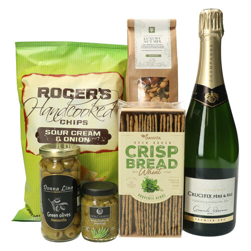 Flavor Moments Champagner-Paket „Bubbly Bliss“. 