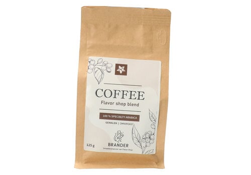 Pure Flavor Houseblend Coffee Ground 125 g - For Espresso and Filter Coffee