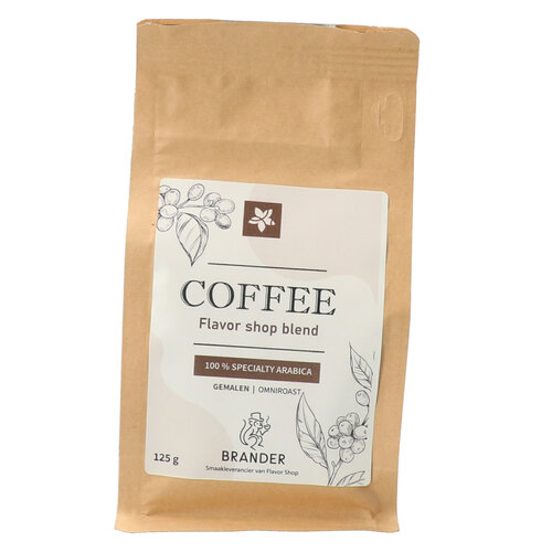 Houseblend Koffie Gemalen 125 g - Voor Espresso en Filterkoffie 