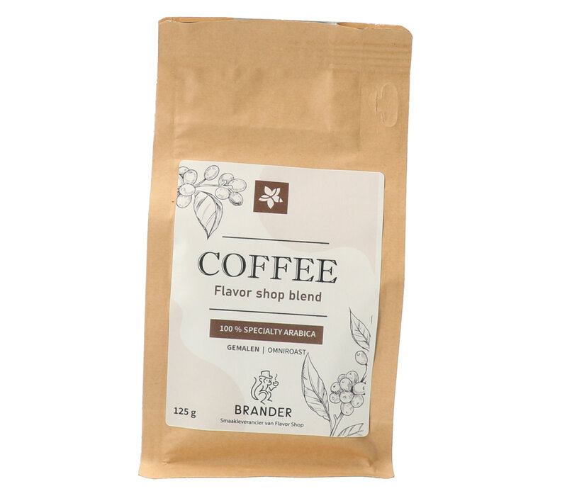 Hausgemachter gemahlener Kaffee, 125 g – für Espresso und Filterkaffee