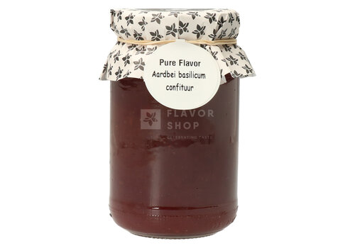 Pure Flavor Confiture de fraises et basilic 375 g