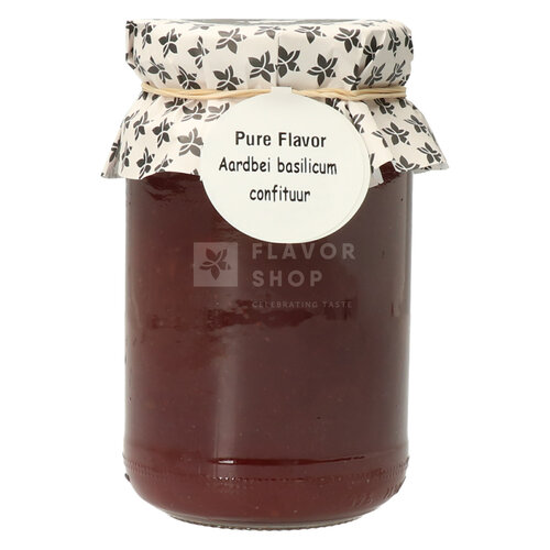 Confiture de fraises et basilic 375 g 