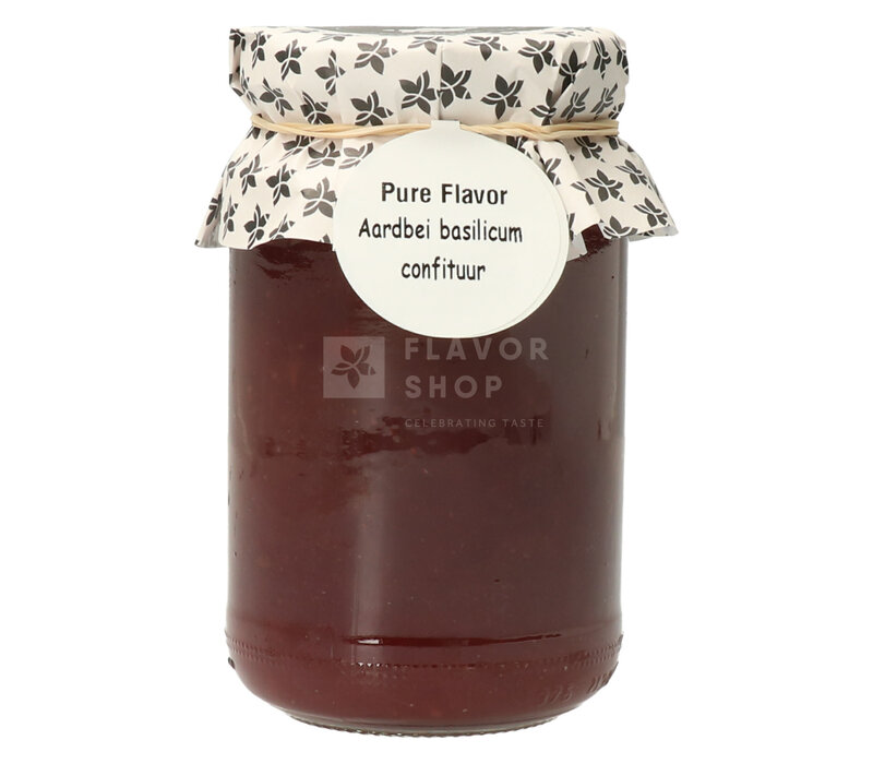 Confiture de fraises et basilic 375 g