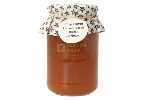 Pure Flavor Confiture de fruits de la passion, d'abricots et d'ananas 375 g