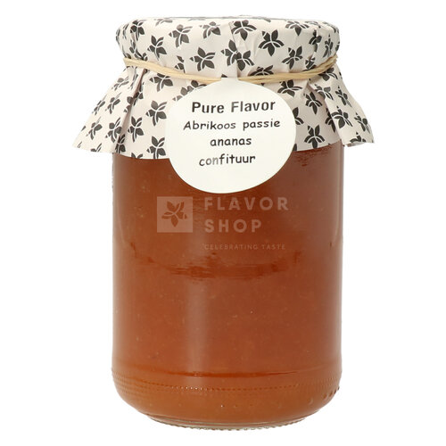 Confiture de fruits de la passion, d'abricots et d'ananas 375 g 