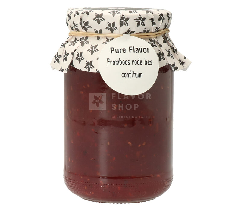 Confiture de framboises et groseilles 375 g