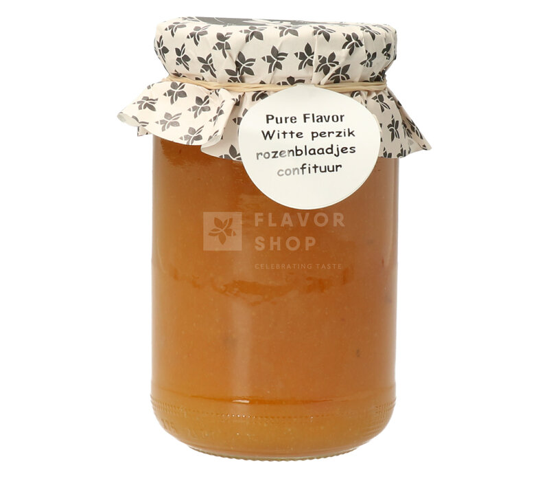 Gele Perzik & Rozenblaadjes Confituur 375 g