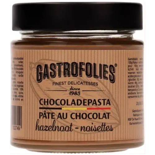 Chocoladepasta hazelnoten 200 g 