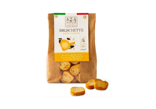 Terre Trulli Bruschetta avec Huile d'Olive 3% - 150 g