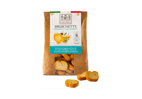 Terre Trulli Bruschetta à  l'Origan & sel de mer 150 g