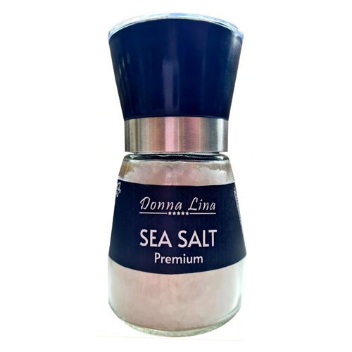 Coarse sea salt in a luxury grinder 180 g 