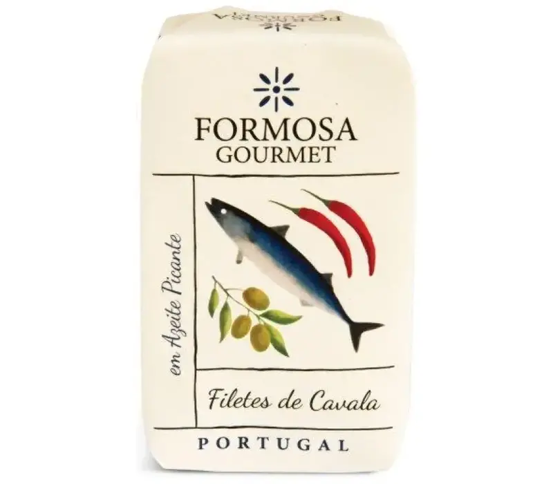 Mackerel fillets with chili in olive oil 120 g