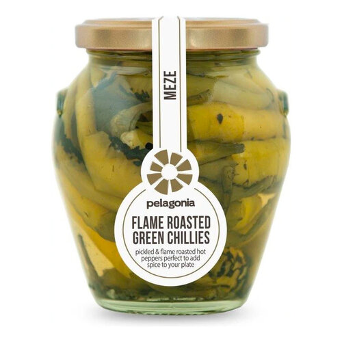 Roasted Green Peppers 300g 