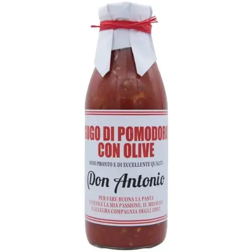 Sugo di pomodoro con olive 500 g 