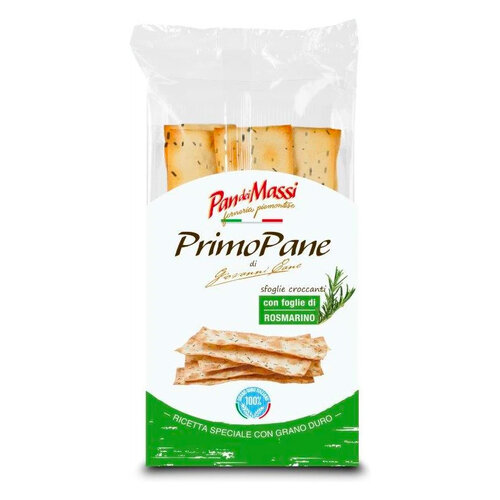 Primo Pane Sfoglie Croccanti con rosmarino 140 g 