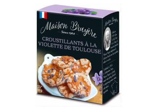Maison Bruyere Crispy cookies with violet 50 g