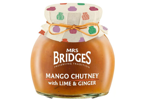 Mrs Bridges Mango Chutney with lime and ginger 290 g