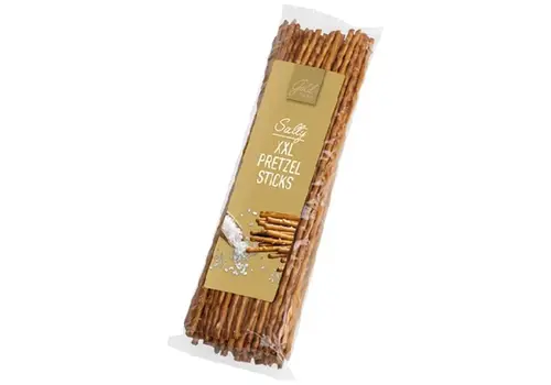 GOLD Bâtonnets de bretzel Sel XXL - Or - 200 g