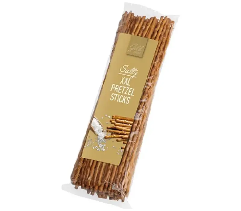 Pretzel sticks XXL Zout - Goud - 200 g